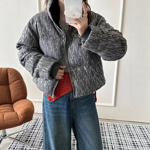 2026新款亮片羽绒服白鸭绒短款韩系小个子女生