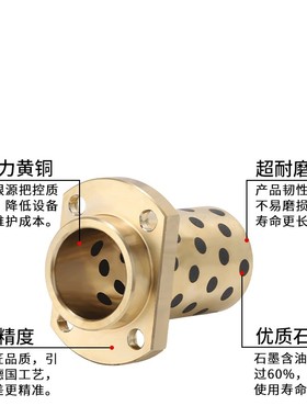 嵌入式两面切割法兰 无油衬套 OFR12  MPITZ16 20 25厂家直销