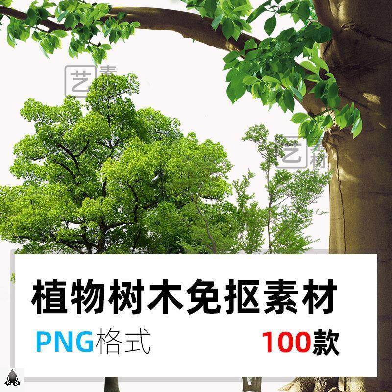 高清免抠png透明背景图片绿色植物树木大树园林景观ps设计素材