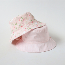婴儿女宝宝渔夫帽子春秋夏季薄款女童遮阳防晒太阳帽婴幼儿童盆帽
