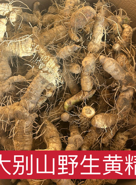大别山野生鸡头黄精多花姜黄精2斤装 现挖现卖 黄精干货 九制黄精
