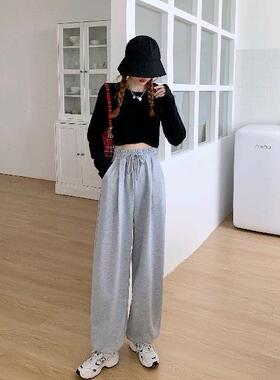 Sports high waist foot Harun pants woman运动高腰束脚哈伦裤女