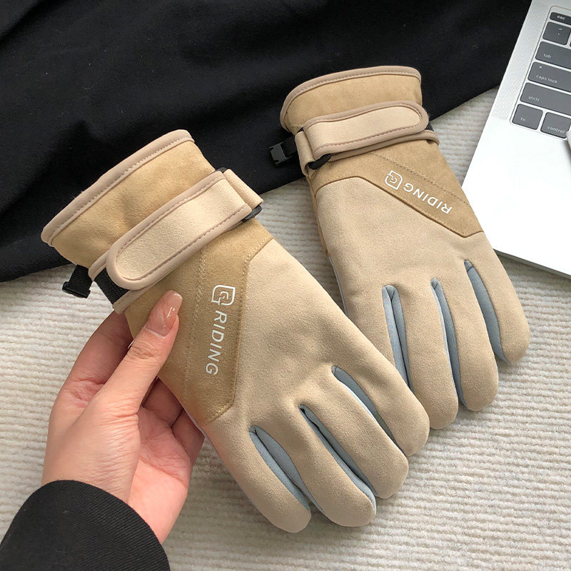 户外滑雪手套男女士冬季加绒加厚