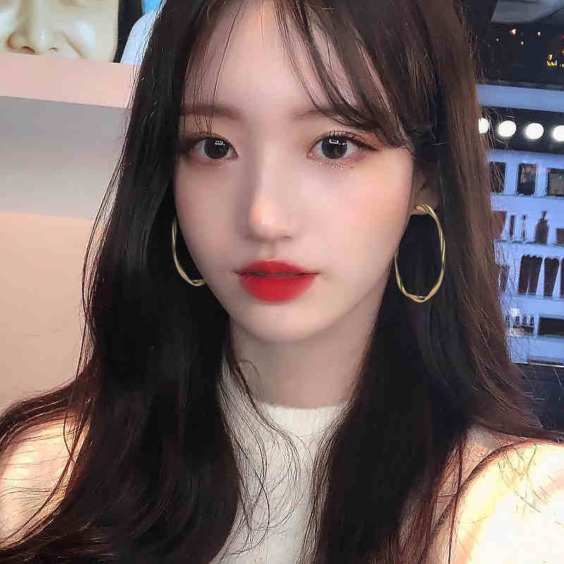无耳洞耳夹高级感圆圈圈大耳环女