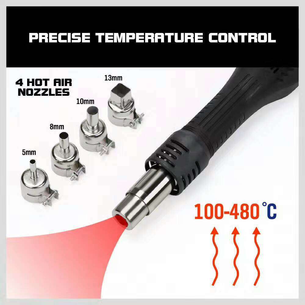 益诚达YCD-8582D热风拆焊台二合一大屏炫兰双数显旋转风枪烙铁