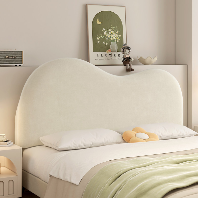 山丘云朵床头靠垫软包靠背床上靠背垫防撞软垫公主奶油风定制靠枕,居家布艺,床头靠垫,淘宝优惠券,粉丝福利购,淘宝优惠卷