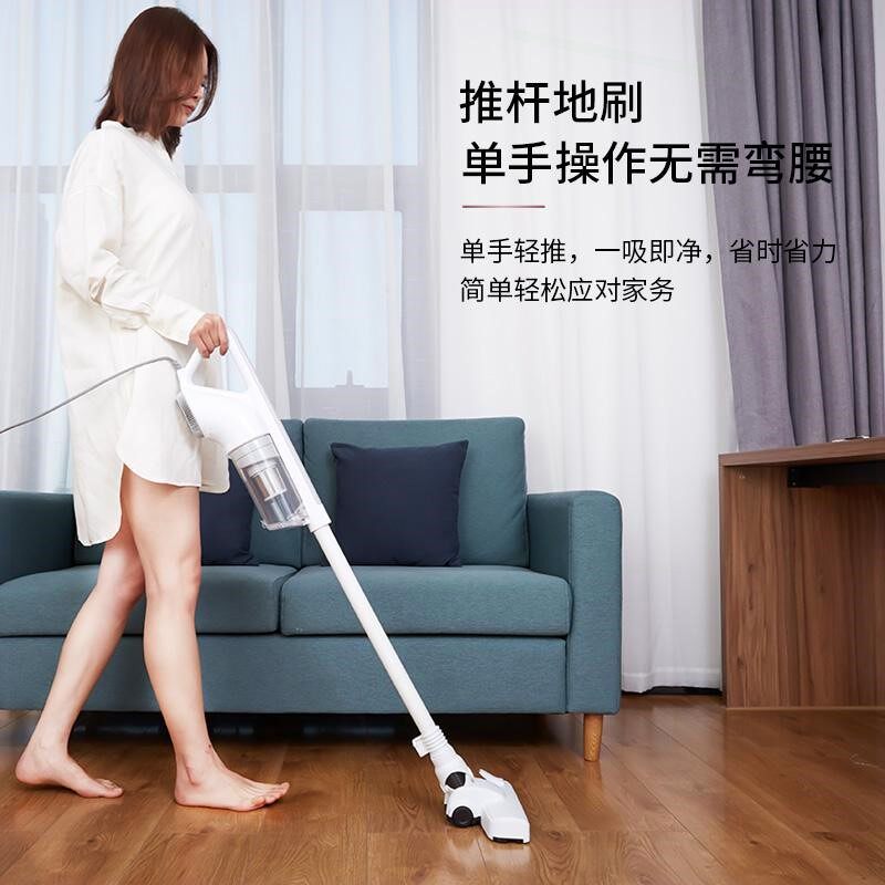 奥克斯吸尘器家用小型手持式大吸无线静音强力猫毛力功率除螨机非