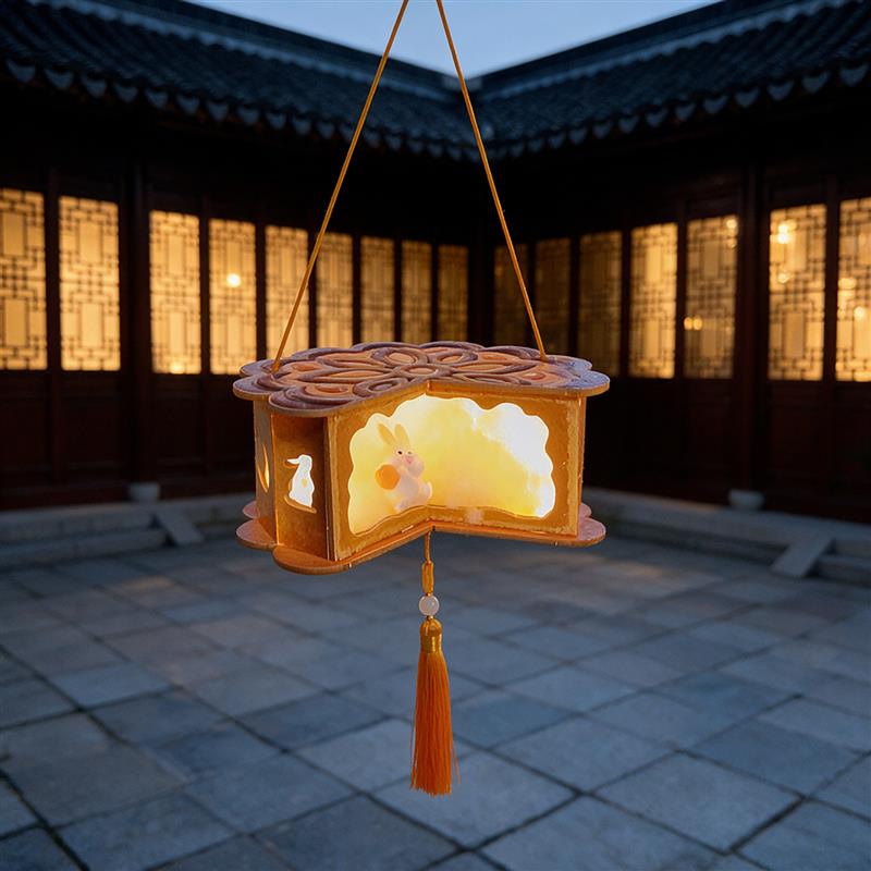 中秋发光灯笼DIY材料包