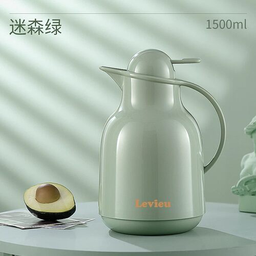 家用水壶结婚陪嫁红色保温壶一对