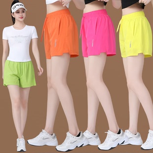 广场舞短裤运动健身操鬼步舞团体操时尚夏季跳操服大码健身裤子女