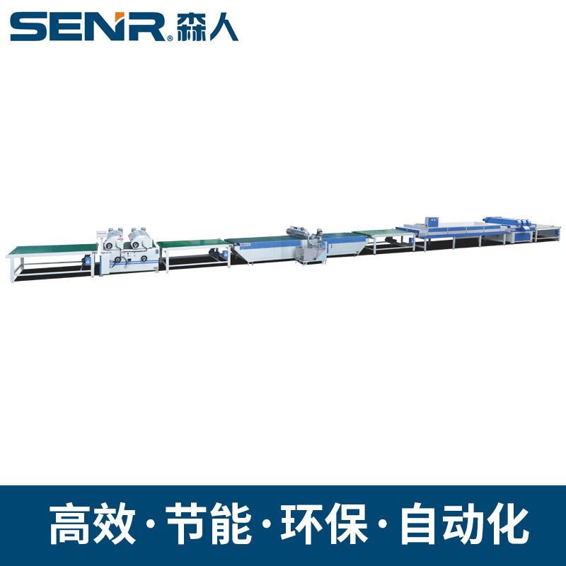 东莞涂装设备流水线 家具油漆淋幕机 实木地板全自动涂装生产线