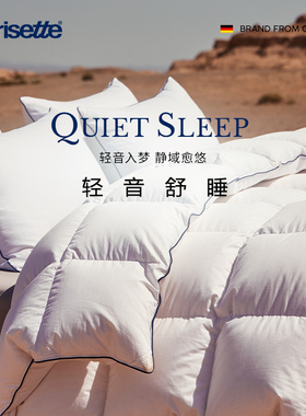 德国irisette轻音95白鹅绒被羽绒被冬被加厚锁温保暖春秋被子被芯