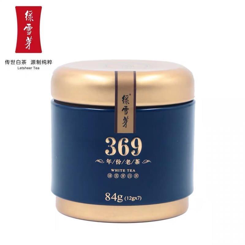 绿雪芽369 福鼎白茶3年陈韵白牡丹寿眉老白茶 高山福建白茶叶84g图片