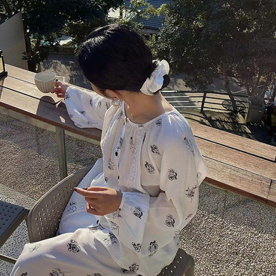 维安花密【漫野碎花】法式碎花睡衣女纯棉小吊带俩件套家居服