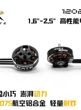 瑞速RATE 1202.5电机 1.8寸2.5寸圈圈机 无人机穿越机FPV 2S电机