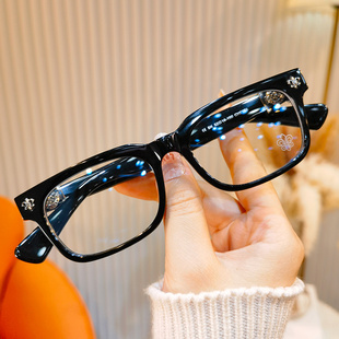 BULLE DE SAVON萝心复古近视眼镜框粗框男女防蓝光抗辐射护目潮