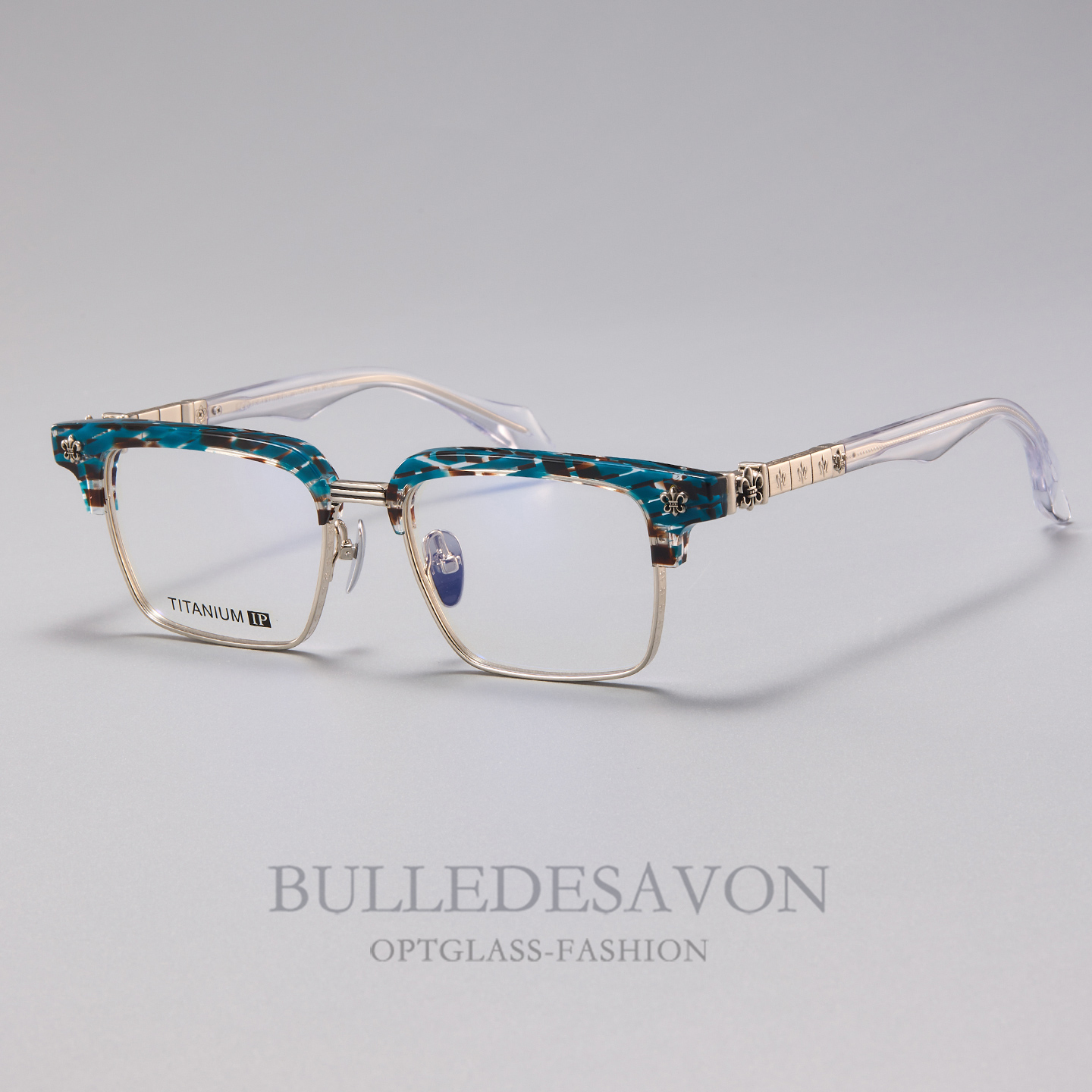 25新款ke箩心近视眼镜框架男女大脸复古商务豹纹眉架可配度数变色