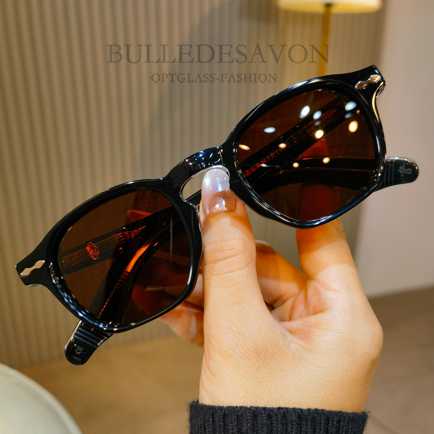 权志龙同款板材方形墨镜男士女士时尚偏光太阳镜驾驶眼镜可配度数