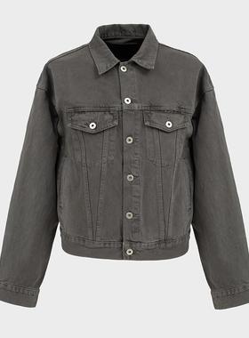 3BLK 美国康龙cone面料 水洗灰定染牛仔外套 TYPE3短宽夹克