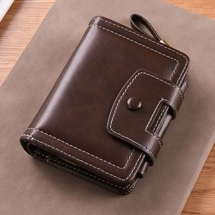 钱包女生短款2025新款驾驶证卡包一体竖款男式多功能情侣钱夹