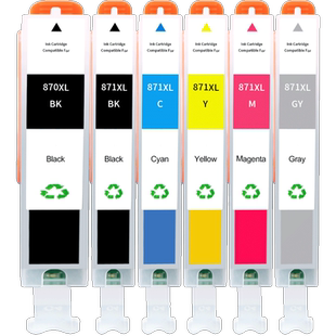 适用佳能TS8080墨盒MG7780 PGI-870 CLI-871 5080 6080 9080 7720 5780 6880 8020 9020 5020 5721打印机墨水