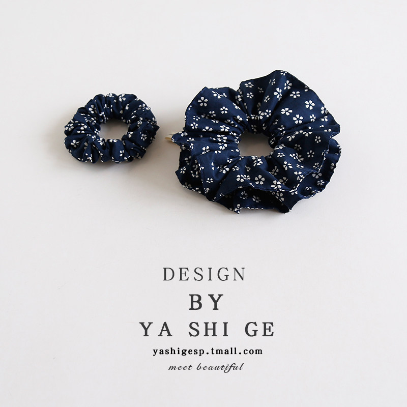 雅致复古小碎花大肠发圈女2025新款气质扎马尾发绳简约丸子头皮筋,饰品/流行首饰/时尚饰品新,发饰,淘宝优惠券,粉丝福利购,淘宝优惠卷