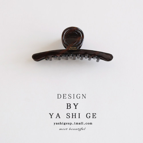 法式复古醋酸抓夹洋气ins鲨鱼夹