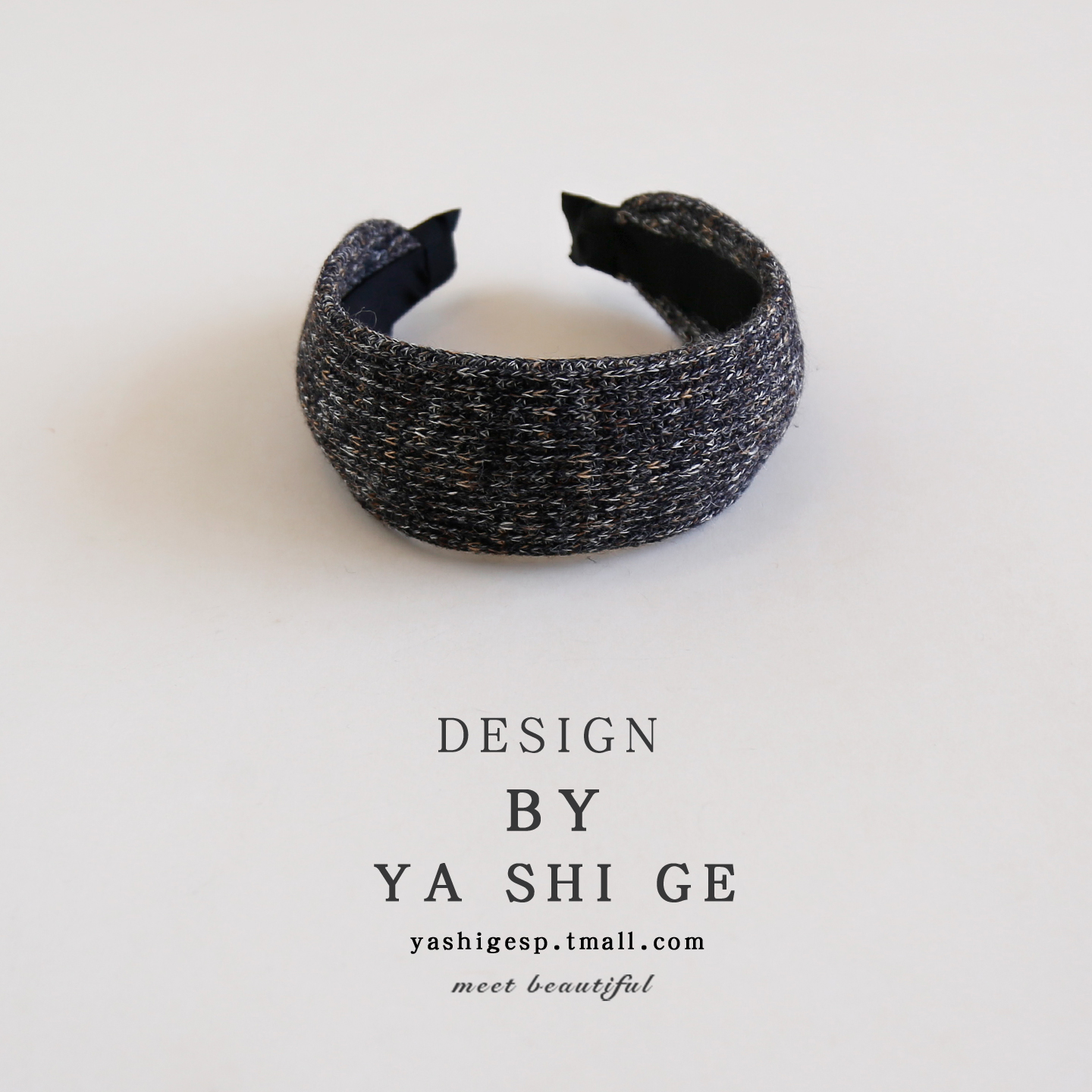 易梦玲同款韩系时尚气质针织毛线发箍加宽洋气复古百搭头箍发卡