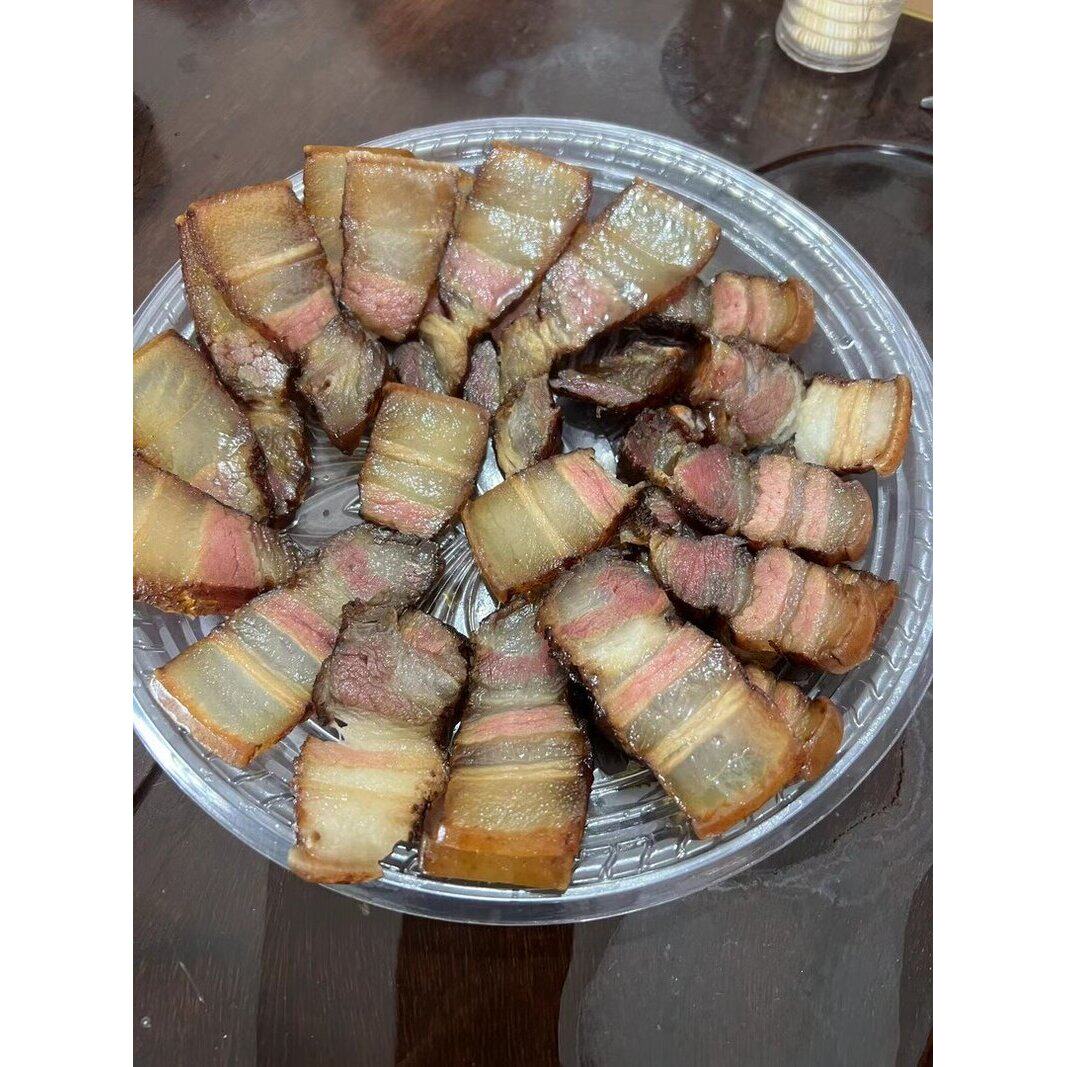 直播现称广西河池烟熏农家腊味香肠腊肉腊肠