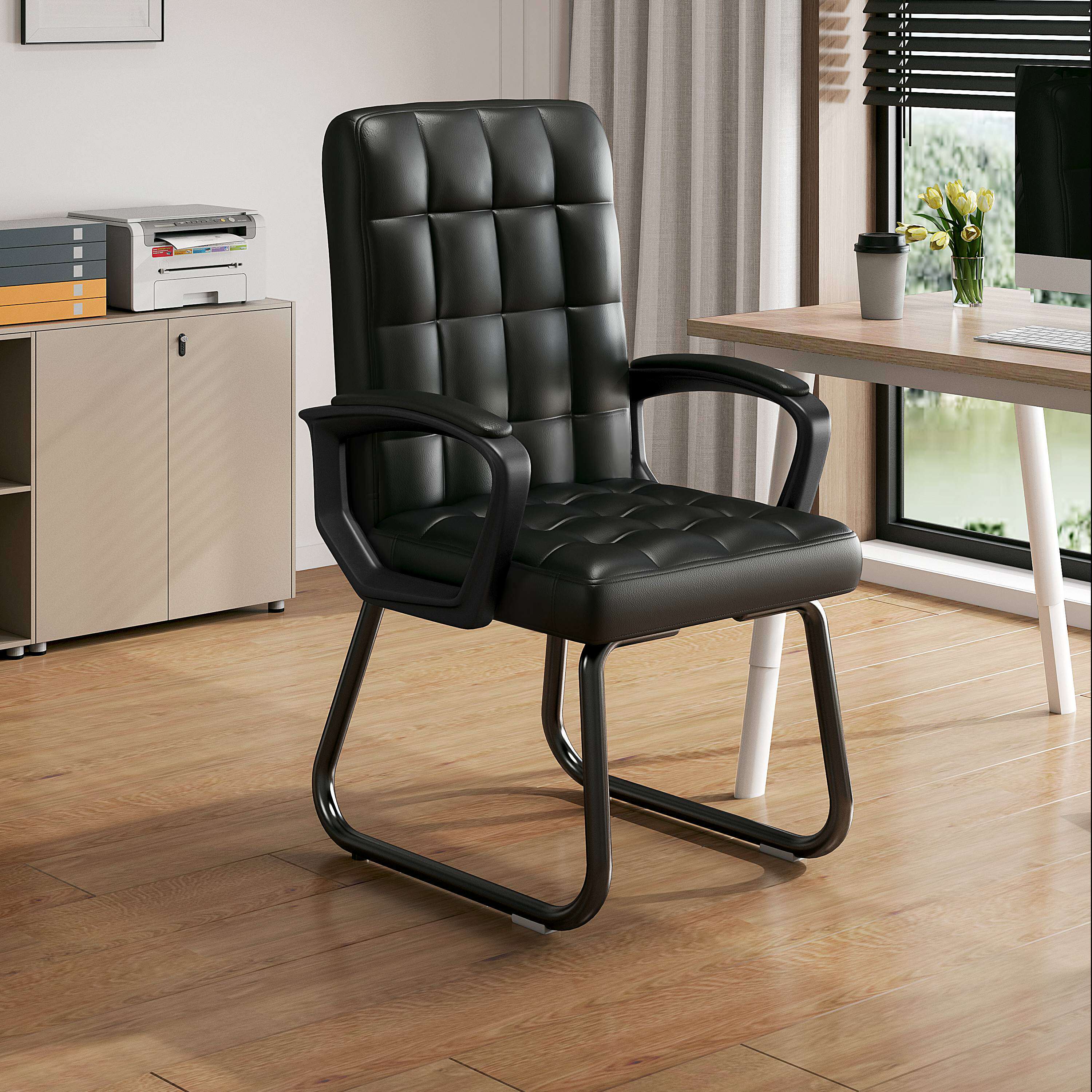 办公椅子老板椅弓形电脑椅舒适久坐家用麻将椅子会议室职员靠背椅