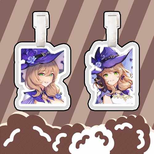 原神丽莎行李箱行李牌书包挂件挂链挂饰吊饰挂牌吊牌周边抖音同款