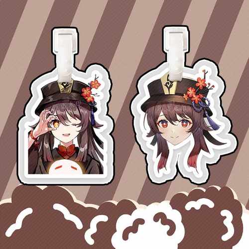 原神胡桃行李箱行李牌书包挂件挂链挂饰挂牌吊牌周边抖音同款