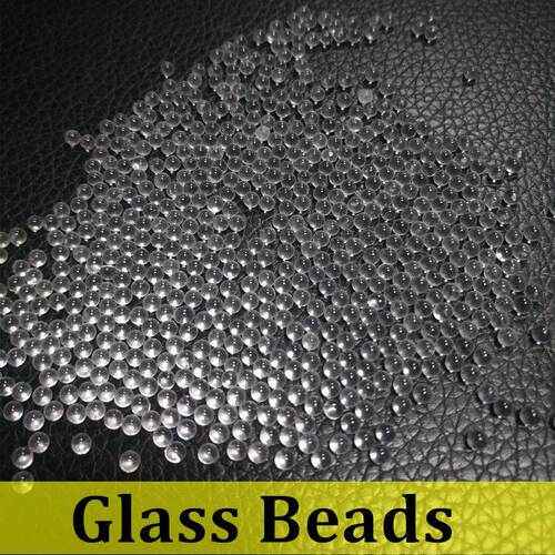 实广东0.2-1mm 1--3m8m研磨293玻璃珠 普通耐磨强度透明心玻璃珠