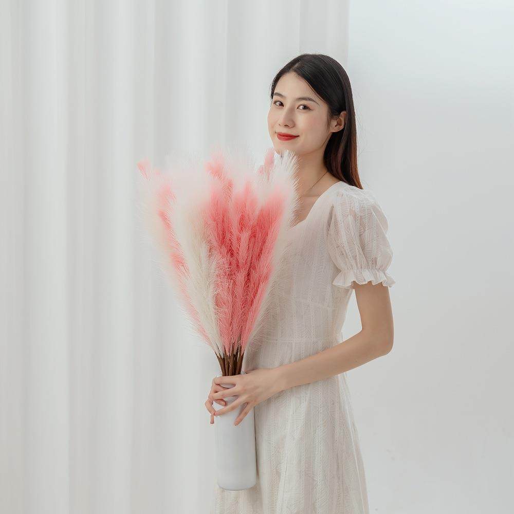 装饰漫妮潘境帕草芦苇草IN斯S1仿真花跨MW61212婚庆假花MW6212