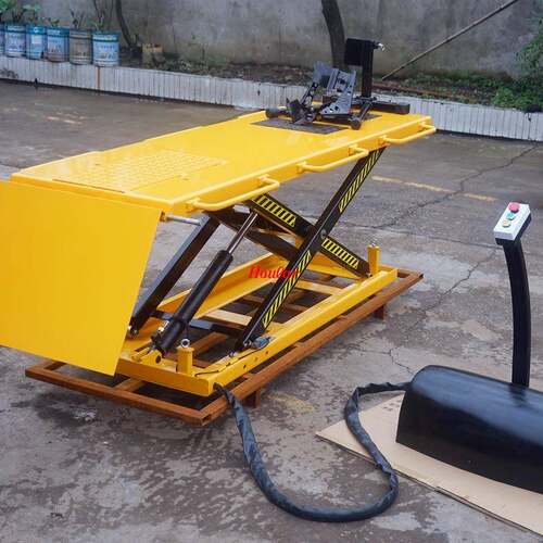 定修500kg摩托车升液MK-B500降平台机车维用液压升电降机动压升降