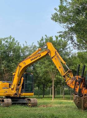 挖掘机改全液压大型挖机苗圃ILS园林土移树机带球树自动移树厂家