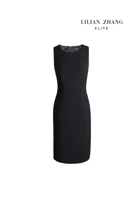 小黑裙通勤LILIANZHANG连衣裙