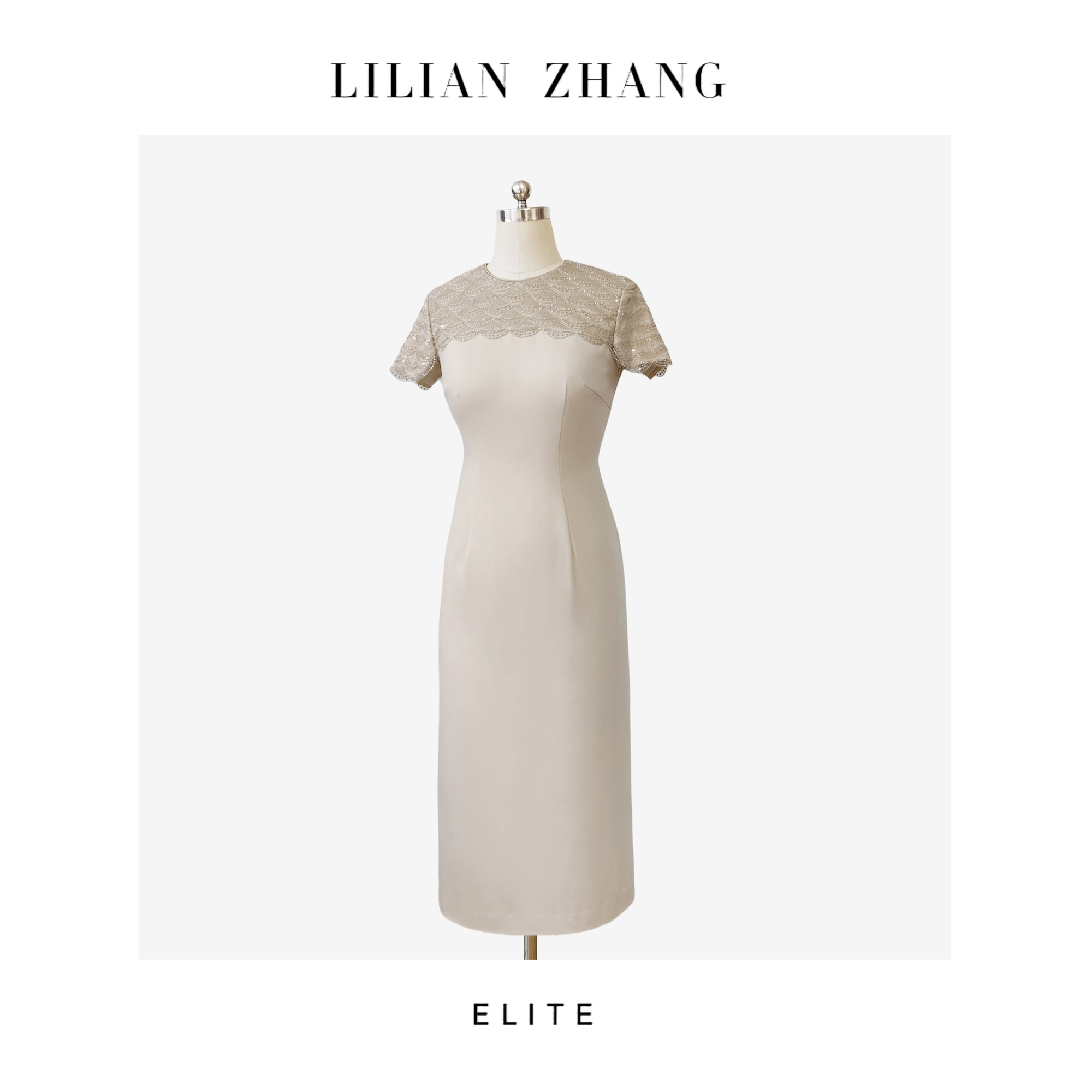 E定制—静奢风—巴黎剪影——法连衣裙