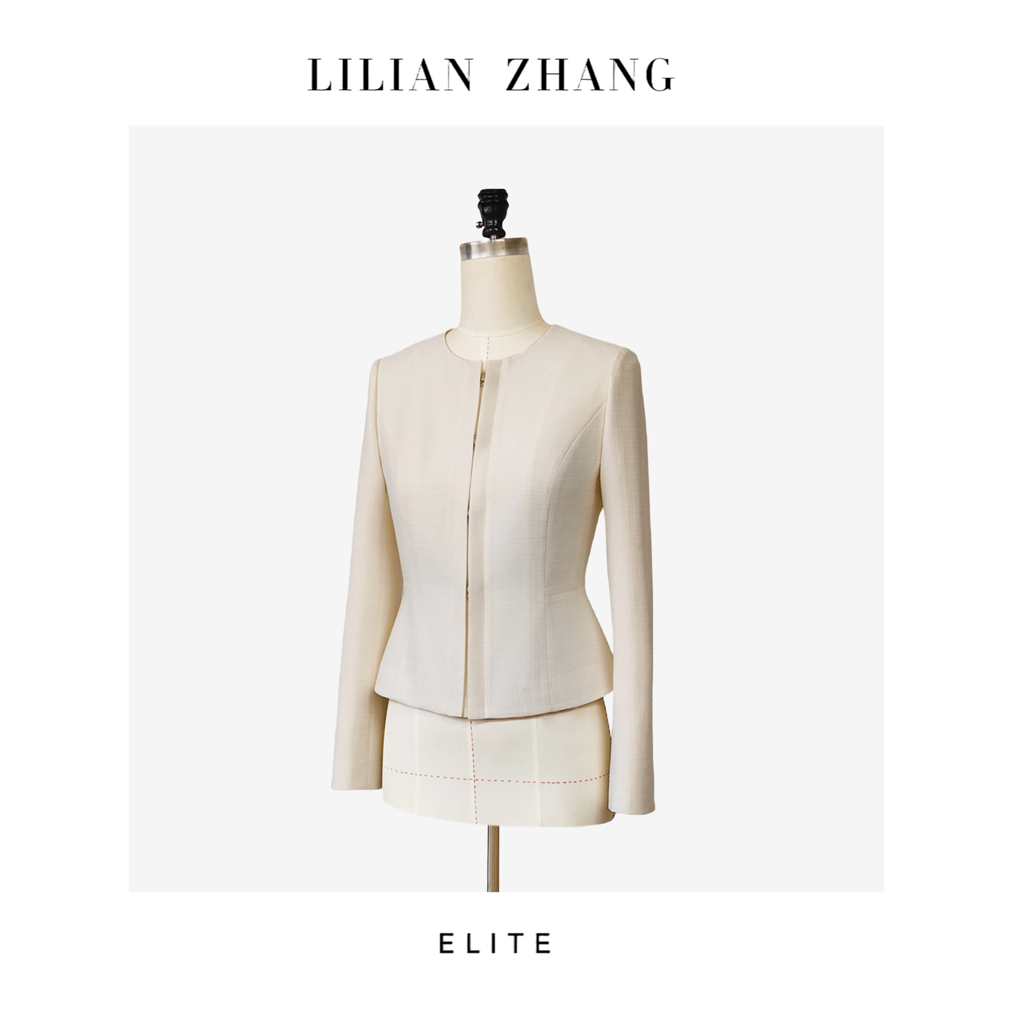 E定制新品一婉约风—温婉柔雅—“Lady挚爱”温暖白上衣 2405023