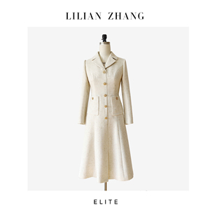 2401193 收腰A摆复古风长裙 E定制一Vintage Fashion—佳人挚爱