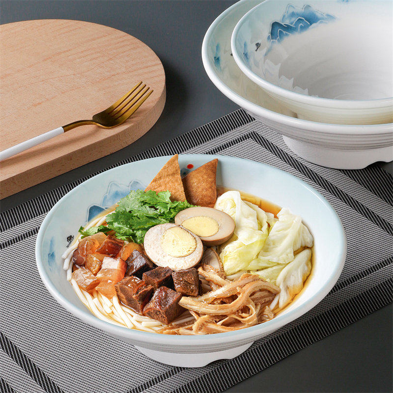 密胺餐具牛肉拉面碗仿瓷面汤大碗