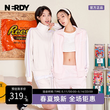 NERDY2023春夏潮牌NY系列双杠宽松休闲运动服套装情侣同款外套女