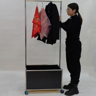 usm模块移动挂衣架网红家用卧室落地收纳衣帽架晾衣架子轻奢北欧