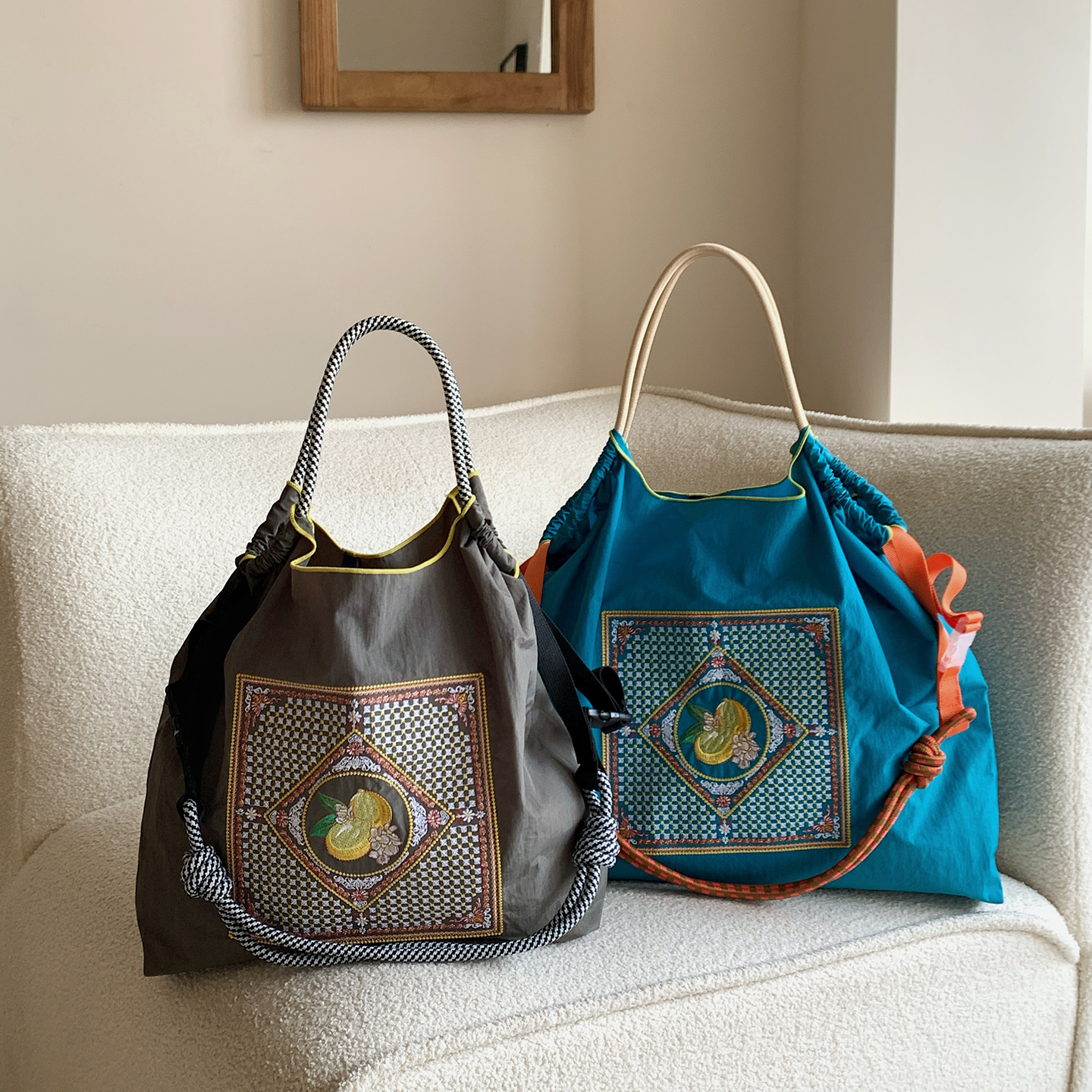 日系环保购物袋大容量通勤包