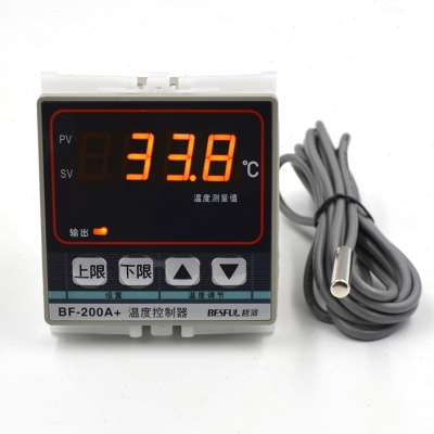 碧河BF-200A+智能温控仪上下限温度控制器 数显温度调节 温度开关