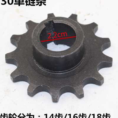 电动三轮车530单链盘链轮链条电机轮 齿轮 电动三轮车后桥配件