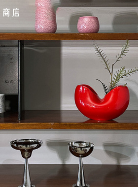 新年礼物 卷宗商店 | the coming 元宝双口瓶陶瓷花瓶装饰摆件