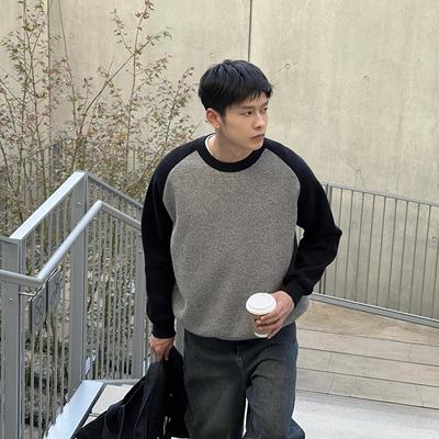 马克斯星球美式插肩袖卫衣