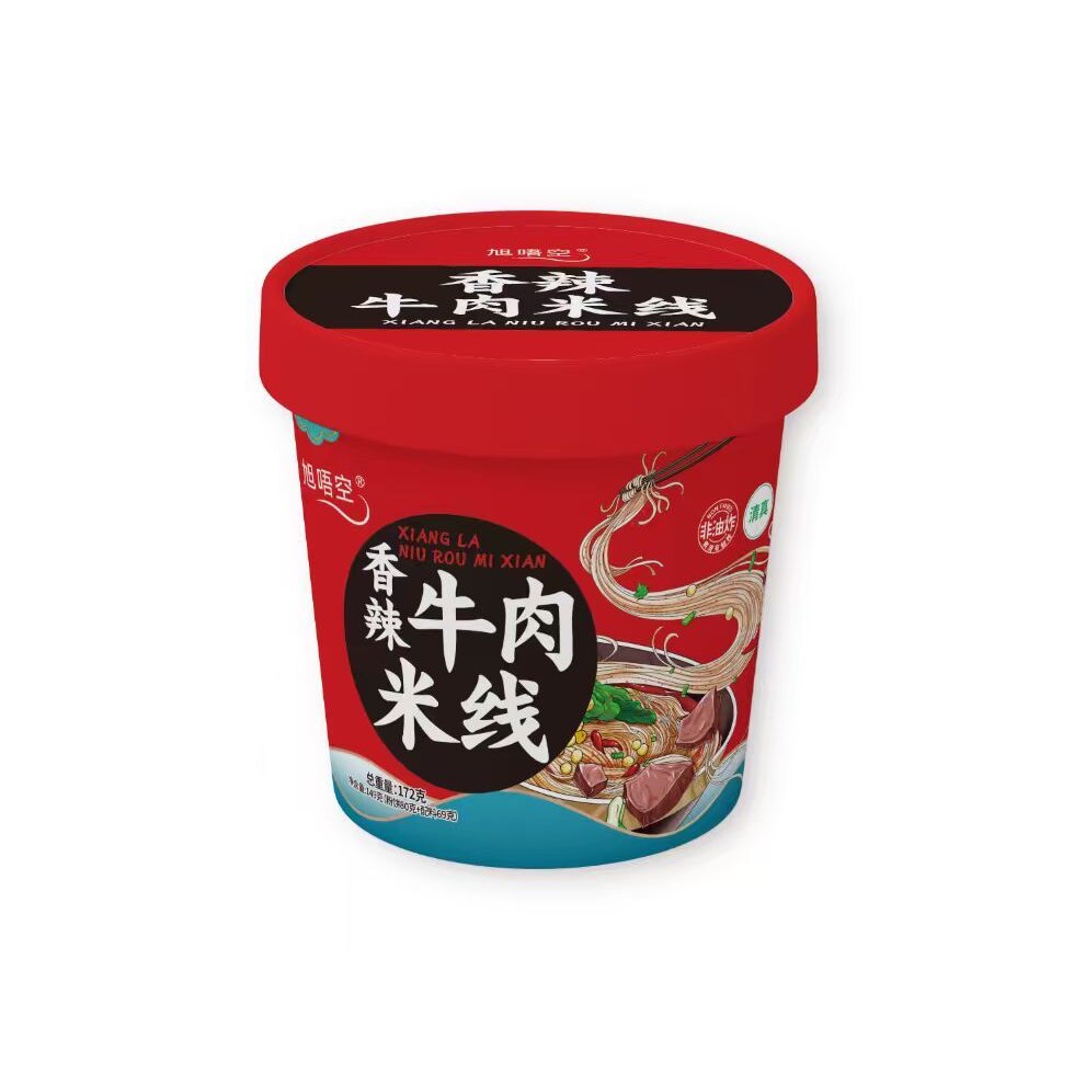 鸡汤米线172克 大桶装免煮早餐方便面冲泡非油炸米粉宿舍速食批