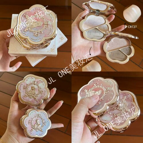 colorrose光影三色修容一盘多用